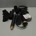 5 in 1 Blow Dryer Brush, Upgrade Hair Dryer Brush Air Curler Air Curling Wrap Styler, Detachable Hot Air Brush Negative Ion Curling Brush Iron, Hair Styling Tools for Drying Curling Straightening (Black Gold)