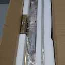 Brushed Gold LED Bathroom Vanity Light, 24.4 Inch 15W Modern Dimmable Bathroom Light Fixture Over Mirror, Crystal Bar Wall Sconce Lighting for Bath, 3CCT, OS-MM5001-3BG, 24.4" L, 15 Watts