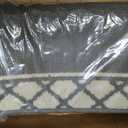 COSY HOMEER Washable Kitchen Rugs Sets of 2 Non-Slip Kitchen Mats,Grey, 20"x30" + 20"x48"