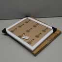 10x12 Wood Frame White, Natural Woodgrain 12x10in Picture Frame, Rustic Wooden 10 x 12 inch Gallery Photo Poster Frame with HD Plexiglass, Horizontal Vertical Wall Mounting Tabletop Display 1Pcs