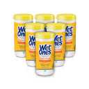 Wet Ones Antibacterial Hand Wipes, Tropical Splash Wipes, Antibacterial Wipes, Hand Sanitizer Wipes, Wet Ones Wipes, 40ct Canister (6 pack)