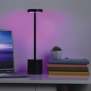 new!Merkury Innovations 10.5in Flat Top Outdoor Touch Table Lamp