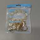 Beaulegan Unique Pearl Purse Chain Handles - Short Strap Replacement for Handbag Set of 2, 15.7 & 7.8 Inch Long (Gold)