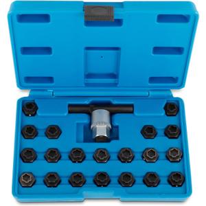 maXpeedingrods 22PCS Wheel Locking Nut Key Kit Compatible with BMW, Wheel Lock Lug Nut Anti-Theft Screw Lug Nut Tool Kit Key Socket Set