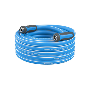 Fevone 35 ft Garden Hose, Lightweight and Flexible, Heavy Duty Water Hose, Hybrid Polymer, Kink Resistance, 3/4" GHT Aluminum Fittings, 5/8" ID, Burst 600 PSI, Drinking Water Safe