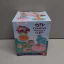 Fabric Flower Bouquets Toys for Girls - Arts & Crafts Gift for Kids Ages 4-9, Mess-Free Fun, Build Your Own Bouquet, DIY Flower-Making Craft Toy Kit, Creative Birthday & Christmas Gift for Girls