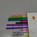 Dakoufish 13" Long Reusable Plastic Replacement Drinking Straws for 40 oz,30 oz & 24 oz Mason Jar,Tumblers, Set of 12 with Cleaning Brush (13inch,7color)