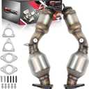 2PCS Catalytic Converter Kit Compatible with 2007-2013 Infiniti G35 G37 EX35 3.5L, 3.7L,cpmpatible with NS 370Z 2007-2013 3.7L (EPA Compliant)