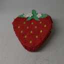 Sparkle and Bash Strawberry Pinata - Fruit-Themed Summer Birthday Party Decorations - Strawberry Themed Pinata (Small, 16.5 x 13 x 3 in)