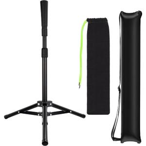 Hikeen Baseball Tees - Batting Tee with Portable Tripod Stand for Softball Hitting Training, Includes Carrying Bag