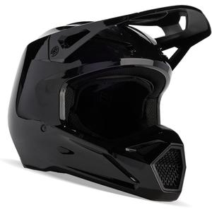 Fox Racing Unisex V1 Motocross Dirt Bike Helmet, Black, Medium