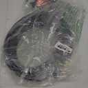 SYEENIFY Kink Free Garden Hose 10ft 5/8", Heavy Duty Hybrid Water Hose, Ultra Durable Flexible Rubber Hose with Sprayer Nozzle,Leakproof Yard Outdoor Hose with Brass Solid Connector