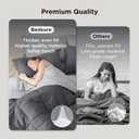 Bedsure California King Comforter Set - 7 Pieces Reversible Dark Grey Bedding, California King Size Bed Set for All Seasons, Bed in a Bag with Down Alternative Comforter, Sheets, Pillowcases & Shams