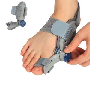 Bunion Corrector for Women Men Big Toe,Adjustable Knob Bunion Corrector for Bunion Relief,Bunion Fix with Bunion Silicone Pad,Suitable for Left and Right Feet (1PC)