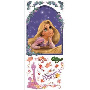 RoomMates Disney Tangled Rapunzel Peel and Stick Giant Wall Decals, Purple, 18 Decal Set, Vinyl, Removable, No Sticky Residue, For Smooth Surfaces