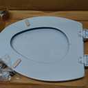 Bemis 1500EC 464 Dresden Blue Elongated Molded Wood Toilet Seat with Easy-Clean & Change Hinge, 1 Pack