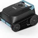 Pool Vacuum for Inground Pools & Above Ground Pools, 180 min Cordless Robotic Pool Cleaner, Pool Vacuum for Floor, Wall, Waterline Cleaning, Up to 3229 Sq.ft, Smart Navigation and Surface Parking