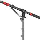 FreeSea Tripod Extension Arm & Boom Arm: 27.6-80.7" Aluminum Alloy Heavy Duty w/ 4.4lbs Load, 90° Tilt & Extendable Tail for C Stand Photography​