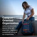 Osprey Proxima 30L Campus Laptop Backpack Organized Everyday Pack with Tech Storage, Water Bottle Pockets, and Comfortable Carry Perfect for College, Commute, and Travel, Black