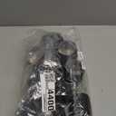 Large Hair Rollers Set -Pieces with  Jumbo Rollers and Clips for Long Thick Hair Volume (Black)