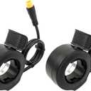 Flylin Electric Scooter Thumb Throttle, 2 Pcs Speed Control Finger Throttle 7/8inch (22mm) Finger Throttle Brake Switch Electric Bike Scooters Replacement for Most E Bikes with Sensor Controller (1)