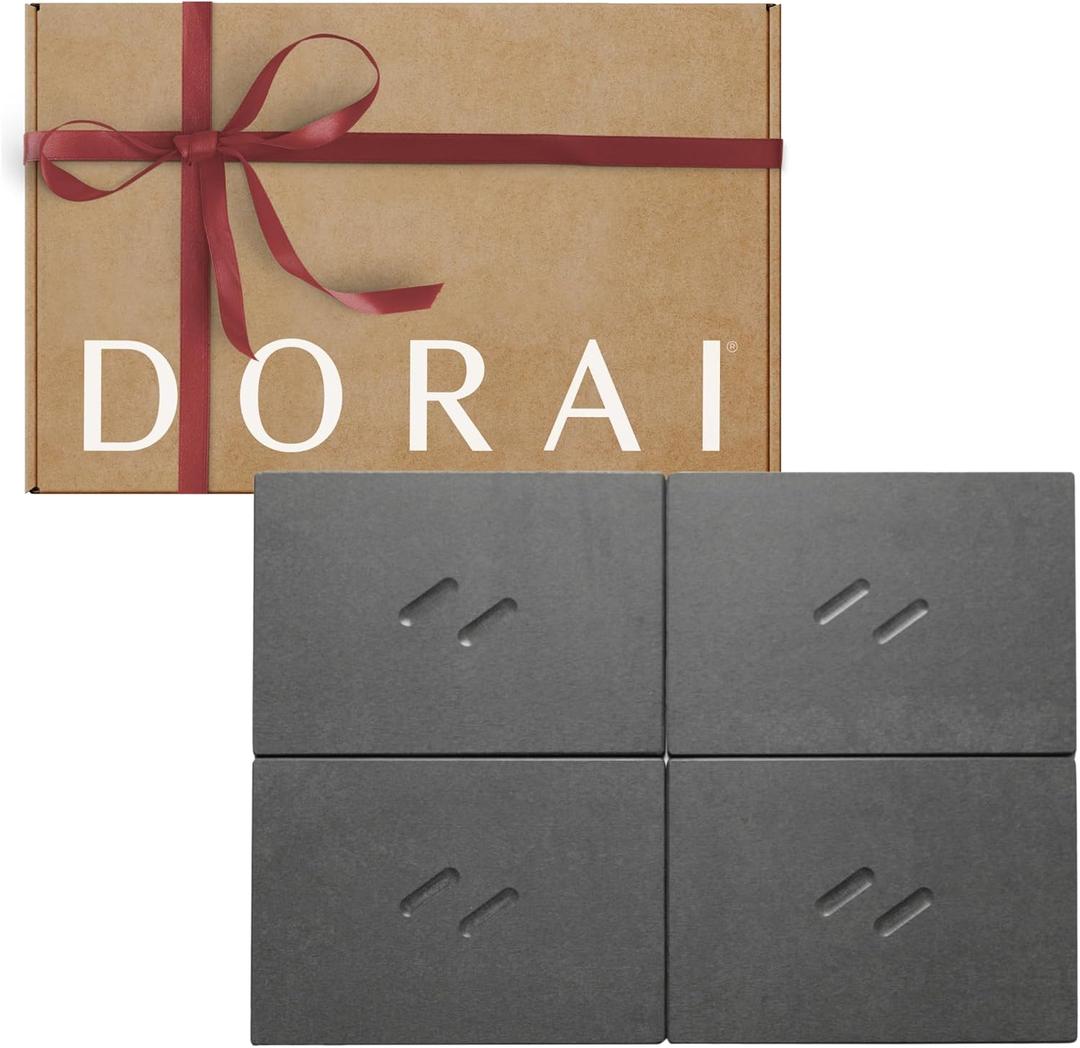 Dorai Home Stone Bath Mat for Bathroom  Large, Quick-Drying, Non-Slip Surface, Customizable Design, 22.3" L x 31.6" W x 0.6" H, Slate