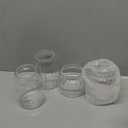 4 Pcs Creative Glassware Set Wave Shape Drinking Glasses with Glass Straw Aesthetic Cups Vintage Ribbed Glass Cups Cute Drinking Glasses for Tea Beer Water Cocktail Coffee Beverage Kitchen