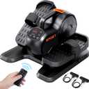 Under Desk Elliptical Machine, 3-in-1 THERUN Electric Ellipse Leg Exerciser As Seen On TV for Seniors, Fully Assembled Portable Seated Pedal Exerciser w/Remote Control, 10-Level Speeds & Resistance