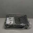 AIDERLY Iron Dish Drying Rack with Drainboard Dish Drainers for Kitchen Counter Extendable Spout Strainers with Utensil Holder and Knife Slots, Black