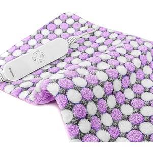 Pasonio Full Weighted Electric Heating Pad for Back Pain, Cramps, Relief - Auto Shut Off - 2.3lb Heat Pad with Moist & Dry Heat Therapy Options - Hot Heated Pad - (XL 12"x24") - PYQ0Z