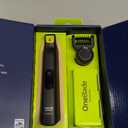 Philips Norelco OneBlade Pro 360 Face + Body Electric Shaver, Beard Trimmer and Groomer, with 360 Blade Technology, 14-Length Precision Comb, Body Kit, Soft Pouch, Model QP6542/70 (Black/Lime Green)