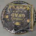 2 x 2026 Graduation Decorations : Black and Gold 9" Paper Plates and Napkins Set (20-Pack) – Class of 2026 Disposable Graduation Party Supplies and Table Decorations