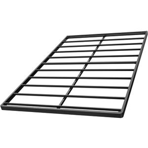 King 2 Inch Box Spring & Bed Slat Replacement/Metal Frame with Steel Slats/Quick Lock Bunkie Board/Easy Assembly