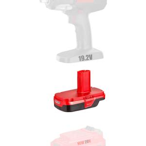 Adapter Upgrade for Craftsman Older 19.2V Tools - Compatible with Craftsman New 20V (with V20 Logo) Battery Installation for Power Supply (No Charging Function) - 1 Adapter Only