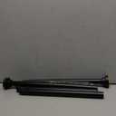 Shower Curtain Rod Adjustable 43-78 inch, 1"Diameter Spring Tension Curtain Rod No Drill, Anti-Rust Non-Slip Shower Rod, Black Shower Curtain Rod for Bathroom Tension