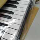 RockJam 61-Key Compact Keyboard Piano with LED Display, Keynote Stickers & Lessons