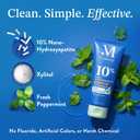 Mouthology 10% Nano Hydroxyapatite Toothpaste (6pk, Fluoride Free), Whitening*, Supports Enamel Care*, Appropriate for Sensitive Teeth*, SLS Free, Xylitol nHA Toothpaste Adults, Mint 4oz (USA Made) Best By 07/2028