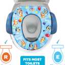Bluey Soft Potty Seat - Potty Training Toilet Seat, Soft Cushion, Baby Potty Training, Safe, Easy to Clean (13.5 inches)