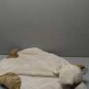 Bearington Baby Lil' Spot Belly Blanket, Beige Puppy Dog Plush Stuffed Animal Tummy Time Play Mat (Lil' Spot (30" x 30"))