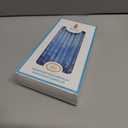 The Dreidel Company Hanukkah Candles Multi Blue Hued Frosted Deluxe Tapered Candles 1-Hour Burn Time 45 Candles for All Eight Nights of Chanukah (Single)