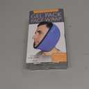 LotFancy Face Ice Pack Wrap for TMJ, Wisdom Teeth, with 4 Reusable Hot Cold Therapy Gel Packs, Pain Relief for Head, Oral and Facial Surgery, Dental Implants, Blue, One Size Fits Most