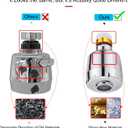 360 Swivel Kitchen Sink Faucet Aerator Faucet Sprayer Attachment Tap Aerator Faucet Nozzle Faucet Head 55/64'' Female Thread for Kitchen, Bathroom Faucet (Shorter Style 1PC,Adapter Included)