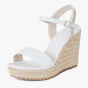 mikarka Women's Espadrille Wedge Sandals: Ankle Strap Platform Open Toe Wedges - Stylish High Heel Dressy Summer Wedges for Women, Inspired by Espadrilles Size 8.5