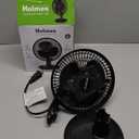 HOLMES 6" Table Fan, 2 Speeds, Adjustable Head Tilt, Ideal for Home, Bedroom or Office, Black