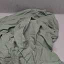 EFELIM Cotton Futon Mattress Cover King Queen Full Size, Japanese Floor Mattress Futon Cover with Zipper RV Mattress Futon Slipcovers (Green,Queen:150x200cm/59*X78.7)