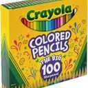 Crayola Colored Pencils, Assorted Colors, Set Of 100 Pencils