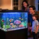 Submersible Fish Tank Aquarium Light: Underwater Aquarium Bubble Lights with Adjustable Brightness Colors -IP68 Waterproof Bubble Lights with Remote and Suction Cups for 20-25 inch Aquarium Fish Tank