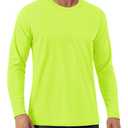 EKLENTSON Mens UV Shirt UV T-Shirts UPF 50+ Rash Guard Long Sleeve Moisture Wicking Workout Shirt Fishing Light Grey M