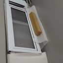 Dog Door for Sliding Glass Door, Adjustable Height 75 3/5" to 80" Sliding Door Pet Door Insert with Screen Design, Suitable for Large Dogs Up to 75 lbs, New