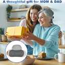 3-in-1 Neck Massager Pillow, Neck Massager for Pain Relief Deep Tissue, with Heating and Cervical Traction, 3D Ergonomic Cervical Hump Corrector Massage for Home Office